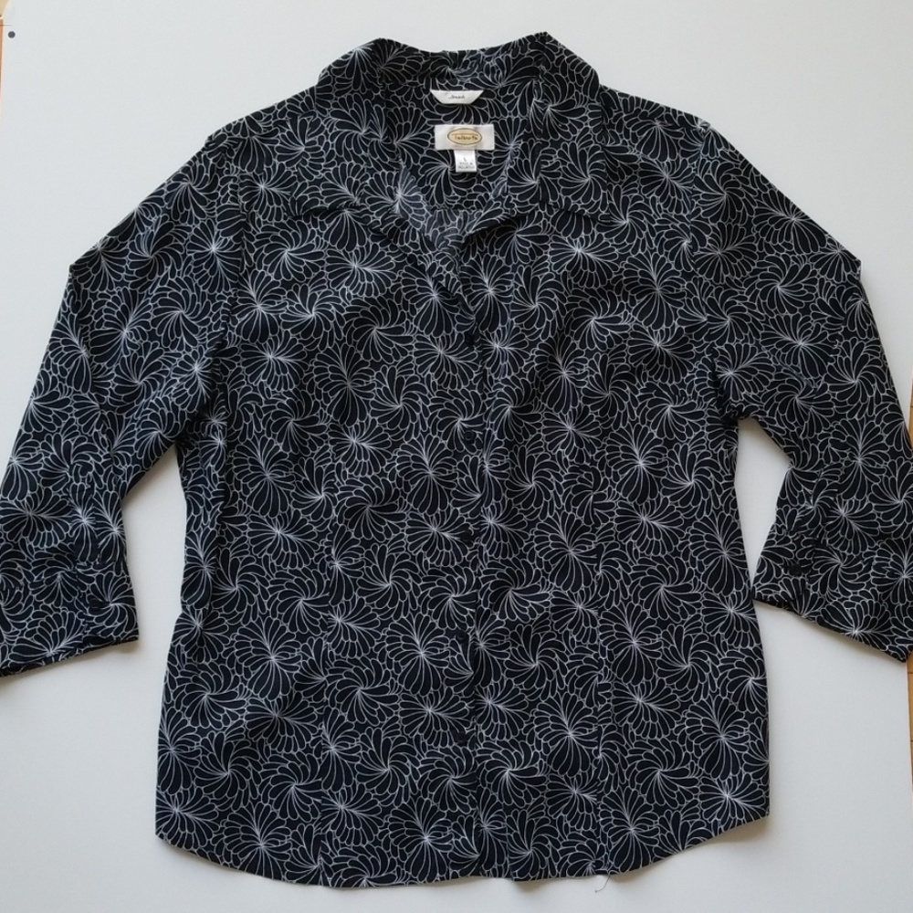 3/4 Sleeve Talbots dress shirt